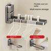 Suction Cup Foldable Towel Ring, No Punch Bathroom Storage Holder For Towels Hair Bands And Jewelry Organizer Rack