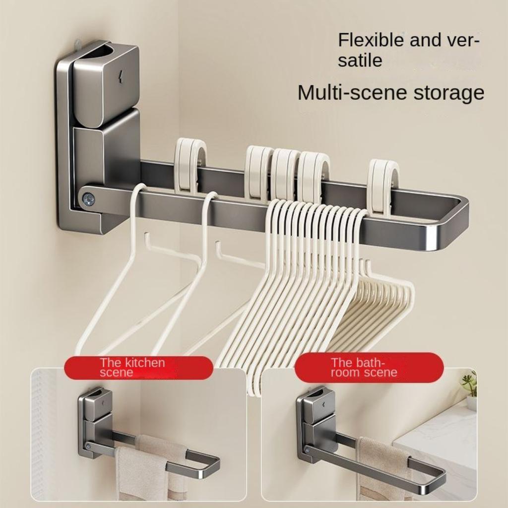 Suction Cup Foldable Towel Ring, No Punch Bathroom Storage Holder For Towels Hair Bands And Jewelry Organizer Rack