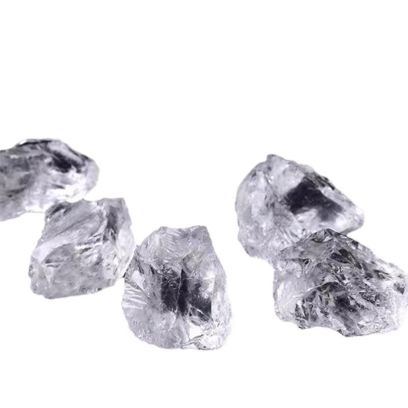 Labradorit & Čirý křemen Surový krystal Ornament – Velký řezbářský materiál & Vyučovací vzorek.