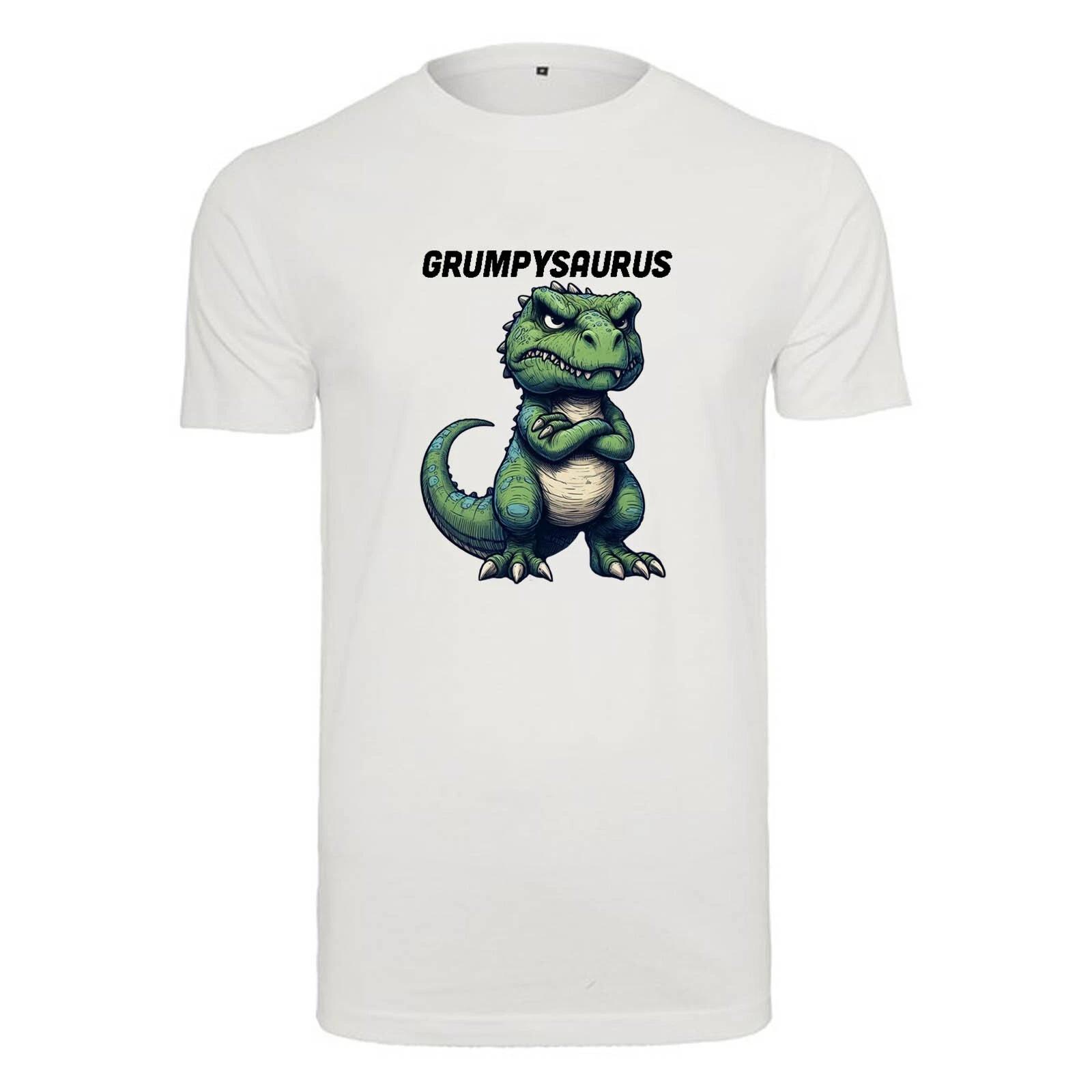 Unisex T-Shirt - Grumpysaurus - Novelty Funny Humour Secret Santa M