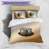 Set Lenzuola Everton Football Stampato 3 Pezzi, Comodo Set Copripiumino per Camera da Letto Amico della Pelle