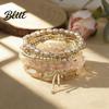 Beach Vacation Bracelet 1 Set Bohemian Beaded Bracelets for Women