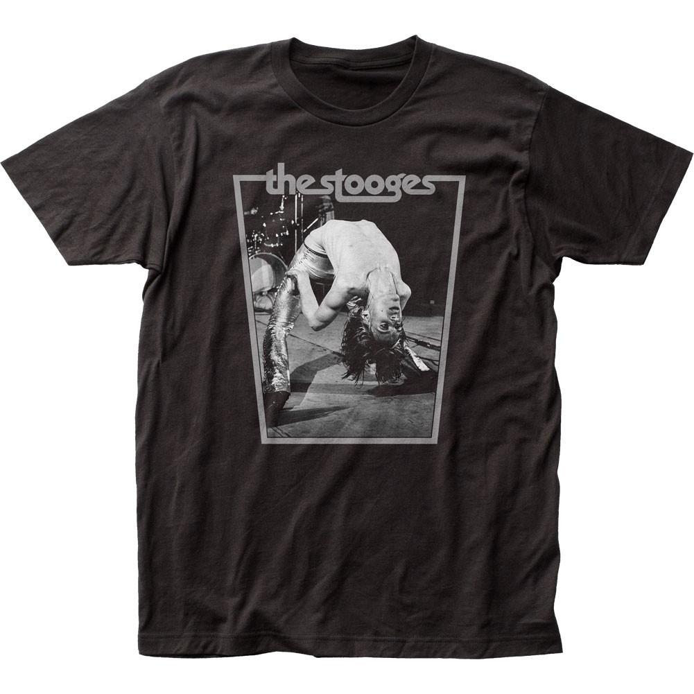 Iggy Pop Iggy Bend Mens T Shirt Music Classic Stooges Rock Band Tee New Black XXXL