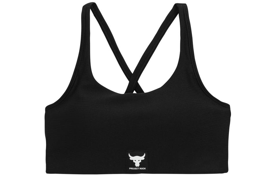 Under Armour Project Rock Sports Bra 1380181-001 L