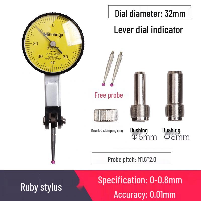High-Precision Digital Dial Indicator and Magnetic Base Set