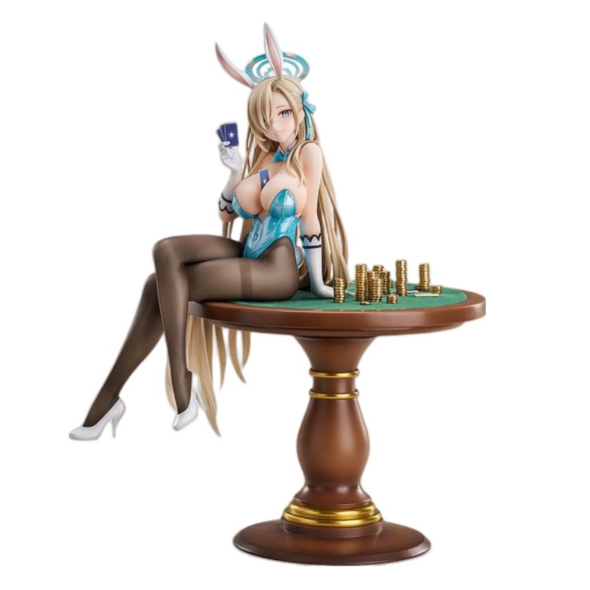 

22CM Blue Archive Asuna Ichinosae with Chair bunny ver girl figure PVC Anime Action Toy Game Collectible Model Doll Gifts