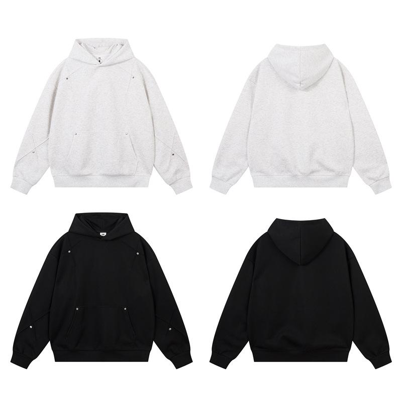 Unisex Casual Hoodie Long Sleeve Loose Sweatshirt Men Women Daily Wear Pullover Hooded Top