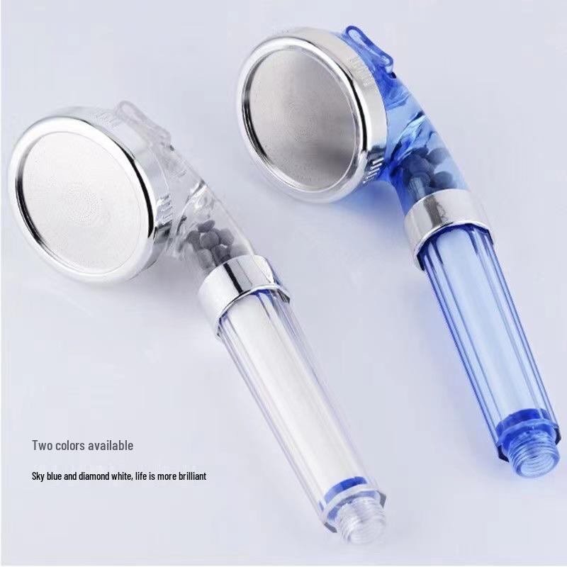 Thickened Shower Head with Detachable Nozzle and Negative Ion Filter