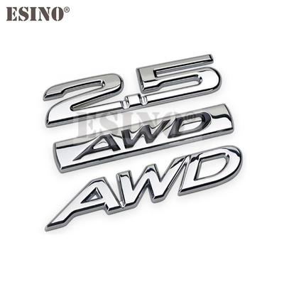 Nieuwe Auto Styling 3D AWD 2.0 2.5 Skyactive Metaal Chroom Zinklegering Embleem Auto Carrosserie Badge Sticker voor Mazda 3 CX-3 CX-5 RX-8 RX-5
