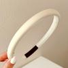 Women Headband Candy Color Sponge Filling Elastic Fit Hair Hoop Daily Commuting School Hair Accessory