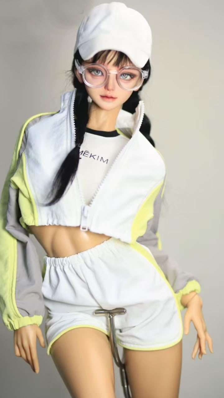 

HAMRETHYPPZ BJD Doll Dress Doll Costume Maid Outfit Doll Cute and Attractive Elegant BJD Doll White Sports Jacket Set Sports Party Casual Set Fashion белый