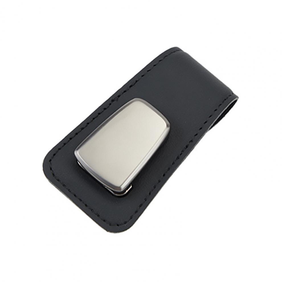 Magnetic Leather Eyeglass Hanger Clip Universal Car Sunglasses Holder Magnetic Eyeglass Hanger Clip For Cars Ticket Card Clip