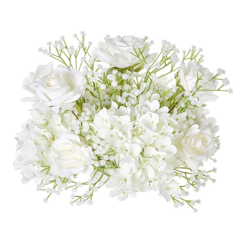 

Artificial Flower Arrangements Decorations for Wedding Table Setting Centerpieces Road Leading Flower Rack Decorations 1