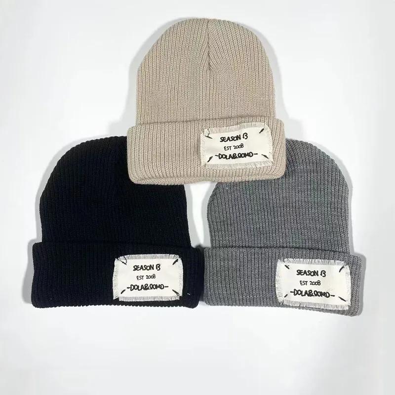 Natural NewFall Winter Knitted Beanies for Couples - Chic, Versatile Headwear