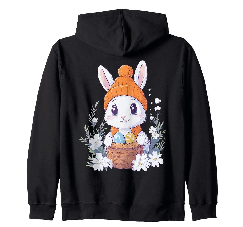 Velikonoční kostým králíka Děti Dívky Chlapci Dekorace Velikonoční zajíček Mikina na zip