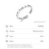 MODIAN 925 Sterling Silver Vintage Hollow Stars Opening Finger Rings Classic Retro Adjustable Ring For Women Fine Jewelry Gifts