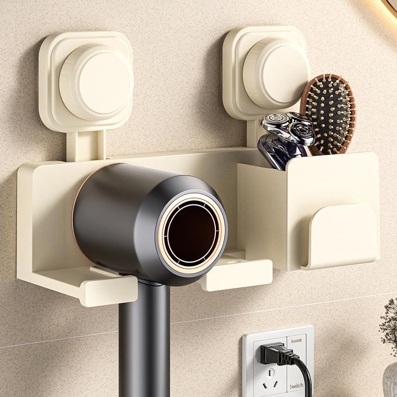 1pcs Blower Holder Shelf Bathroom Accessories Hair Dryer Holder Wall Dryer Cradle Straightener Stand Hairdryer Organizer Box