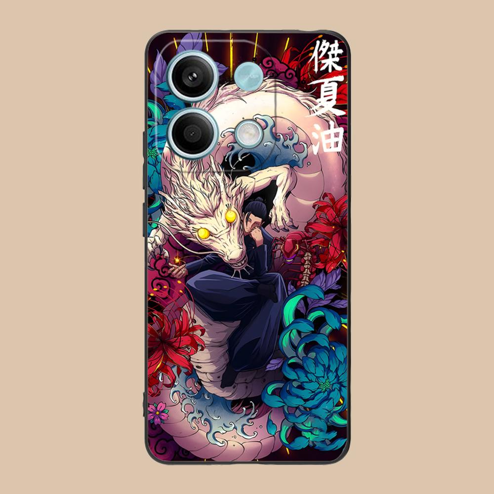 

Jujutsu Kaisen Geto Suguru Phone Case for Xiaomi 15 14 13 12 Mi 11 T Ultra Lite Pro S X 5G Colorful Printing Cover Cover Pretty xiaomi 15