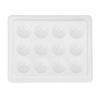 12 Wells Porcelain Paint Palette Dustproof White Watercolor Paint Palette for Nail Art Painting