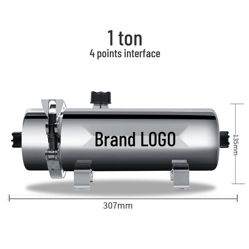 High-Flow Yellow Mud Water Filter Stainless Steel Ultrafiltration Kitchen Purifier for Whole House Central Water System