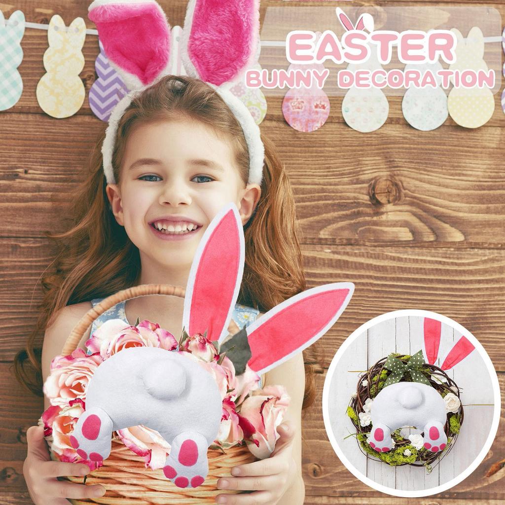 Kit Spring Outdoor Hanging Easter Wreath Easter Door Butt Decorations Home Decor Solar Gnomes Garden Decorations