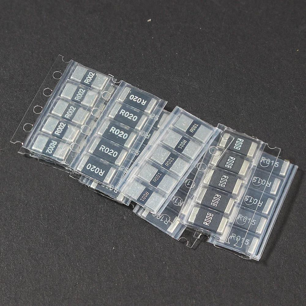 50PCS 2512 SMD resistor kit 1% precision Alloy Resistance New Chip Resistance R001 R002 R005 R008 R010 R015 R020 R025 R050 R100