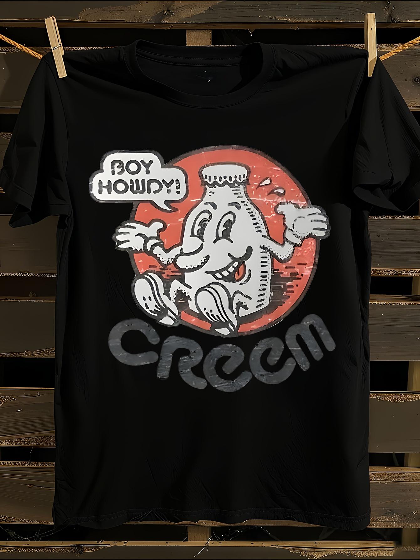 CREEMS MAGAZINE Мальчик Привет Ретро Комикс Футболка S