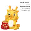 New Year Dragon Shaking Head Figurine - Cute Cartoon Dragon Desktop Decor