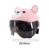 Casco de Montar para Niño Ajustable Apariencia Adorable Ultraligero Absorbente de Impactos ABS Casco de Seguridad para Patineta Bici de Niño para Niño