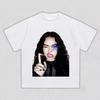 Summer Portrait Pattern Printed Pure Cotton Tshirt For Unisex And Unisex Fashionable Pure Cotton Tshirt Versatile Casual Wear