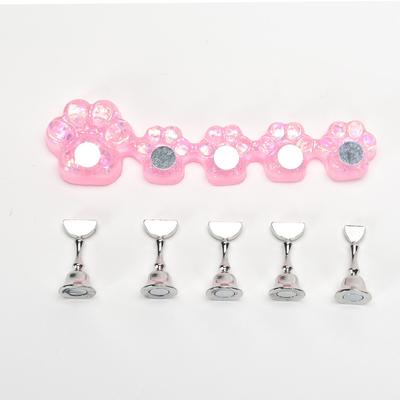 Prática para Iniciantes em Nail Art Base Aurora Garra de Gato Placa de Unha Suporte de Prática Funciona Suporte de Exibição Usar Fabricação de Unhas Suporte de Unha