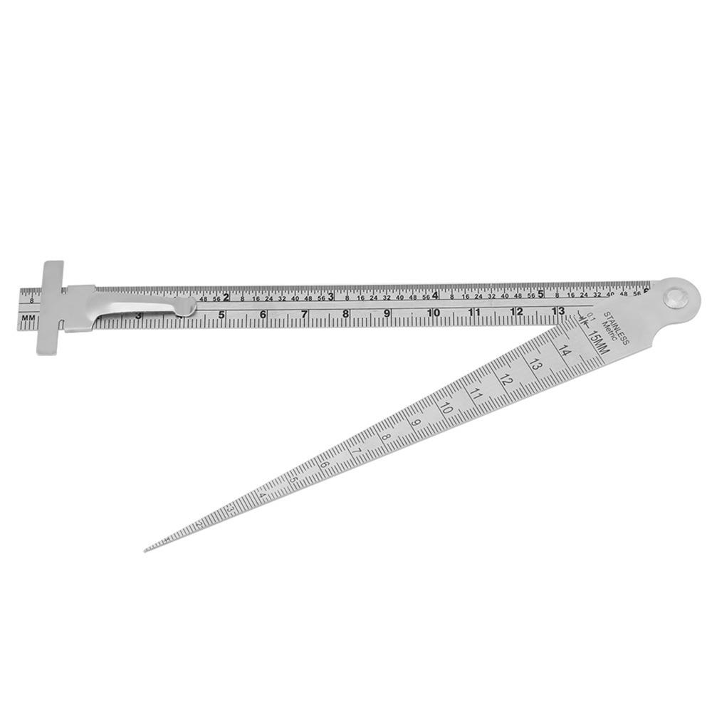 Stainless Steel Welding Taper Gauge Hole Inspection Tool  Welding Inspection