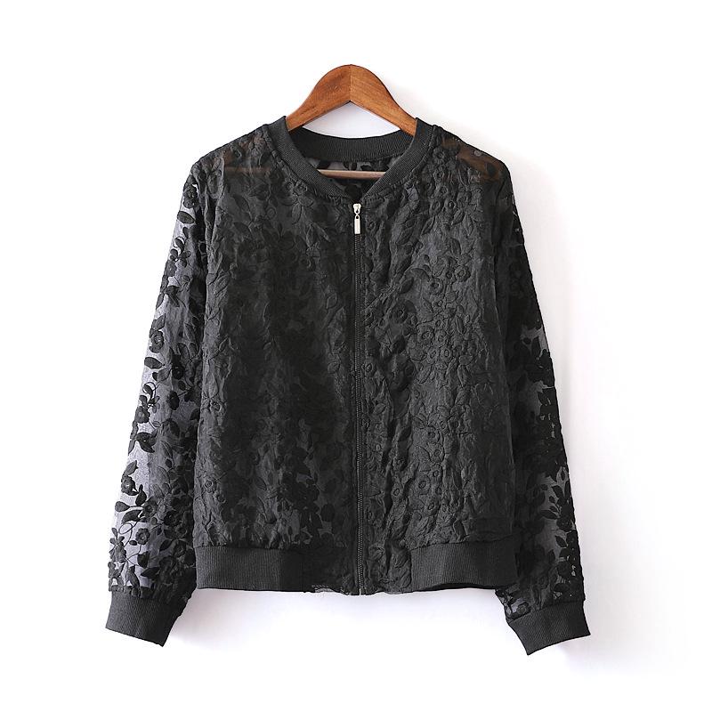 Buy Lace embroidered baseball uniform spring sun protection jacket anti-mite jacket women's cardigan at affordable prices — free shipping, real reviews with photos — Joom Buy Lace embroidered baseball uniform spring sun protection jacket anti-mite jacket women's cardigan at affordable prices — free shipping, real reviews with photos — Joom