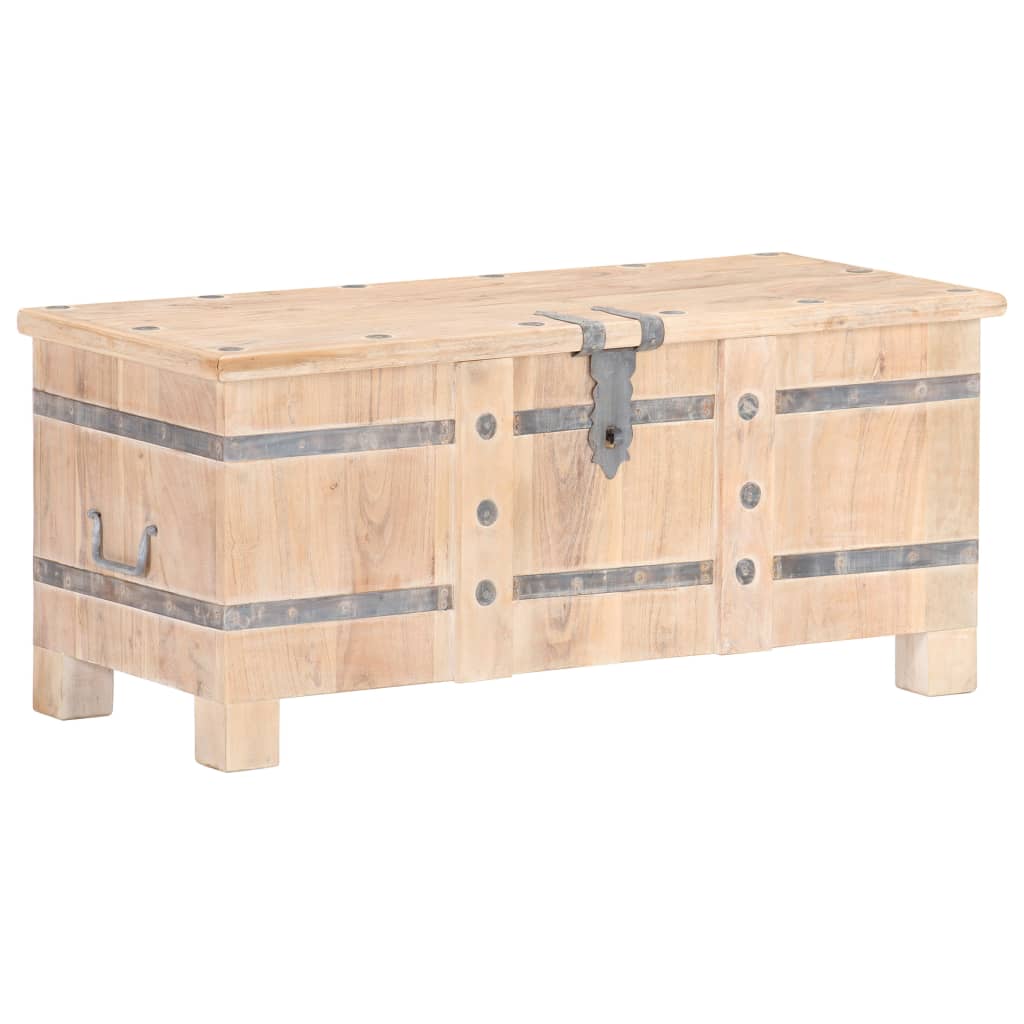 Storage Chest 90x40x40 cm Solid Acacia Wood
