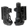 360 Angles Rotating Plastic Torch Set Quick Unplug Flashlight Holsters With Lever Side Lock System Universal Torch Set