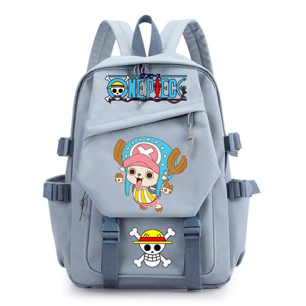 Anime ONE PIECE Schoolbag Children's Backpack Primary School Bag Male and Female Junior High School Students College Students Campus Backpack