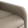 Electric Recliner Chair Cappuccino Brown Faux Leather