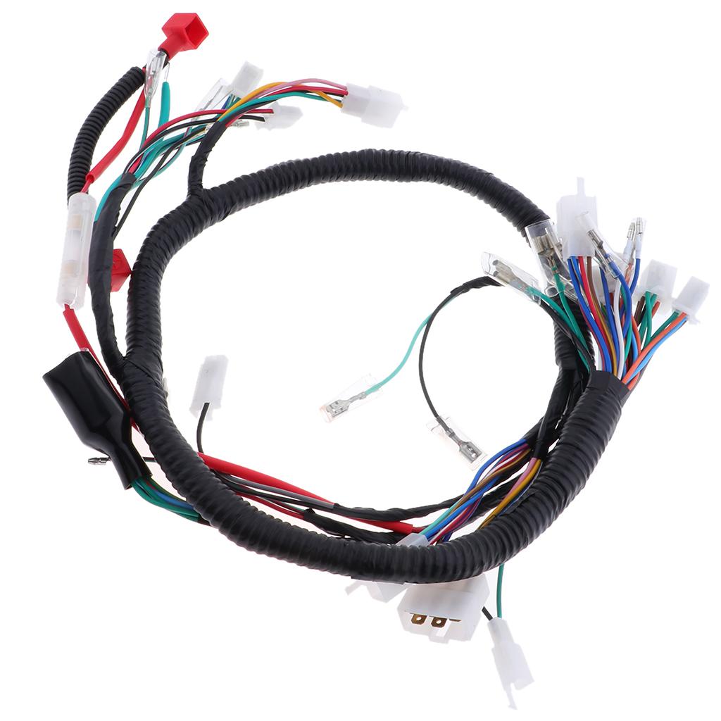 Wiring Harness Assembly Full Electrics Coil for Motorbike Scooter ATV Quad