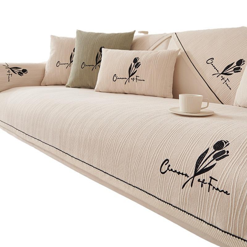 Sofa Cushion Cover Cloth Towel Four Seasons Non-Slip Universal Seat Cushion Seat Cushion Sofa Cover All-Inclusive Universal Cover  New