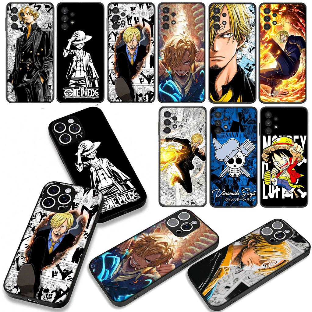 Wallpaper Sanji One Piece Luffy Case for Motorola Moto G54 G05 G24 G45 G55 G75 G85 G15 G57 G86 Power Edge 50 30 Fusion Neo Pro
