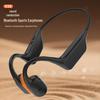 K8 Waterproof Bone Conduction Bluetooth Earphones with Noise Cancellation and Long Battery Life for Outdoor Cycling and Running.