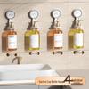 Bathroom Suction Cup Hand Soap/Sanitizer Dispenser Holder 4-Pack