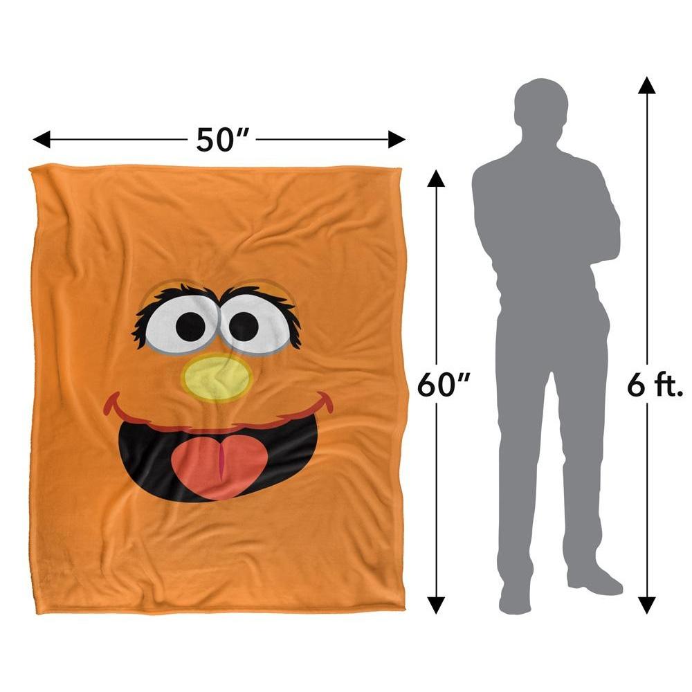 Sesame Street Face Murray Blanket