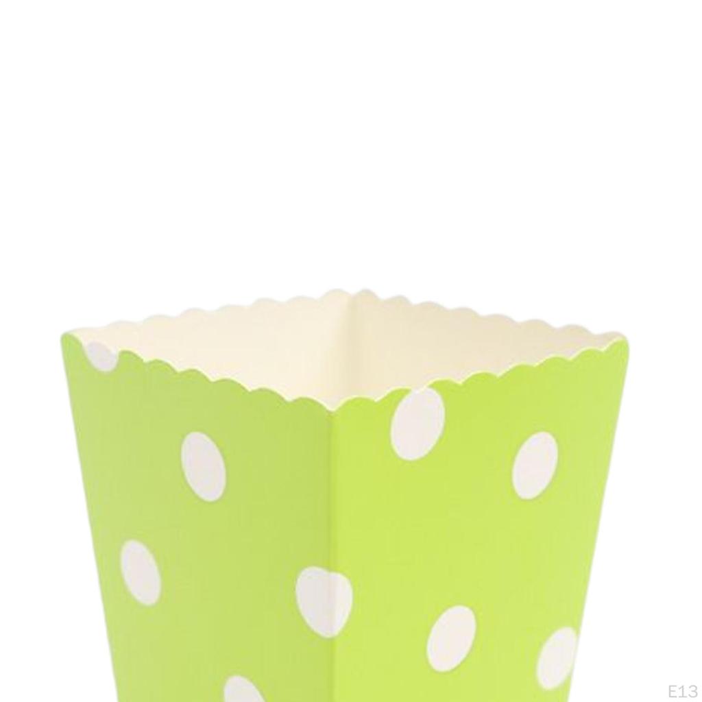 Set mit 10 Popcorn-Geschenkboxen Karton Süßigkeitenbehälter Partys Mini-Papierbehälter