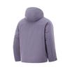 Li Ning Hot Pot Down Jacket Series Solid Color Hooded Short Casual Versatile Zipper Long Sleeve Down Jacket Men Jackets Dark-Gray Purple AYMU249-4