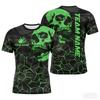 Funny 3D Print Bowling Ball Pattern Men's T Shirt Personalization Name Bowling Team Jerseys Casual O-neck Loose Short Sleeve Top