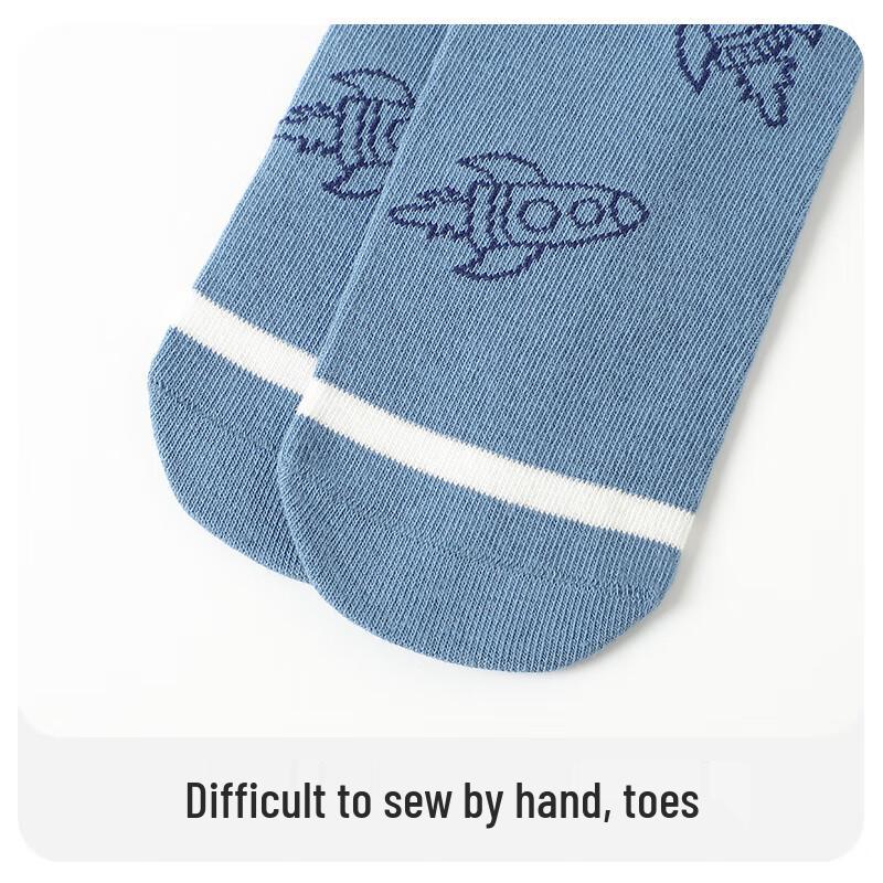 Miiow Boys' Cartoon Cotton Crew Socks (6 Pairs)
