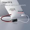 4K Wireless Camera 220V to 5V DC Step-Down Converter, USB Voltage 1A Power Supply