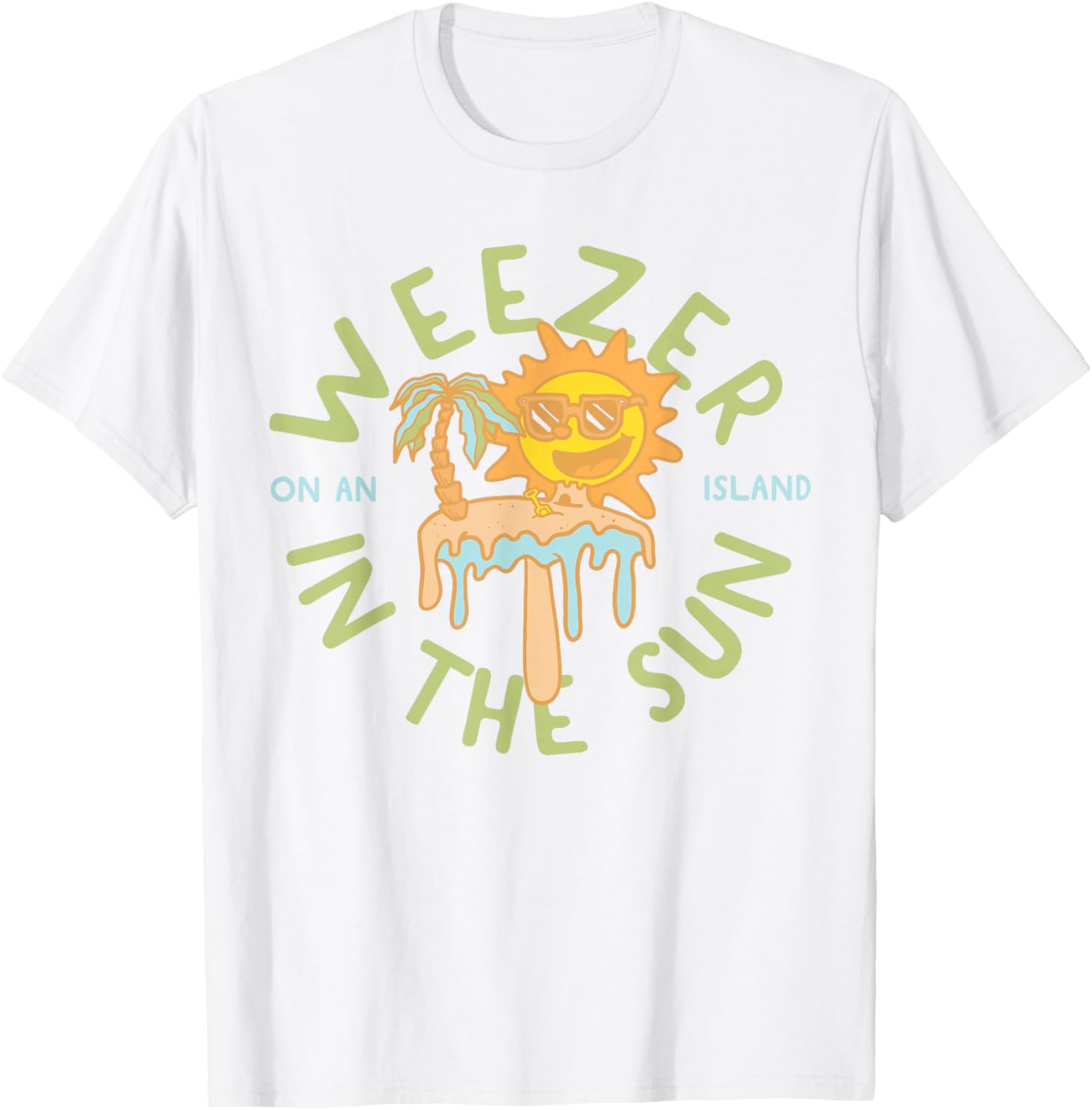 Weezer - On an Island in The Sun Unisex T-Shirt XXXXL