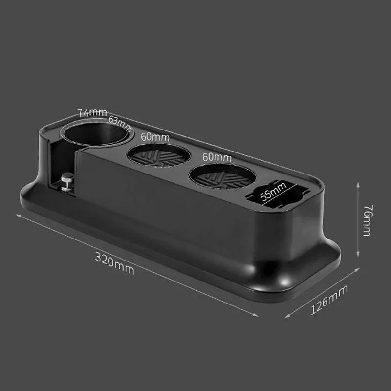 51-58mm Coffee Tamper Station Stand Silicone Holder Coffee Portafiler Distributor & Puck Screen Storage Stand Barista Tools